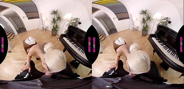  VRConk MILF piano teacher teasing with big boos to fuck her